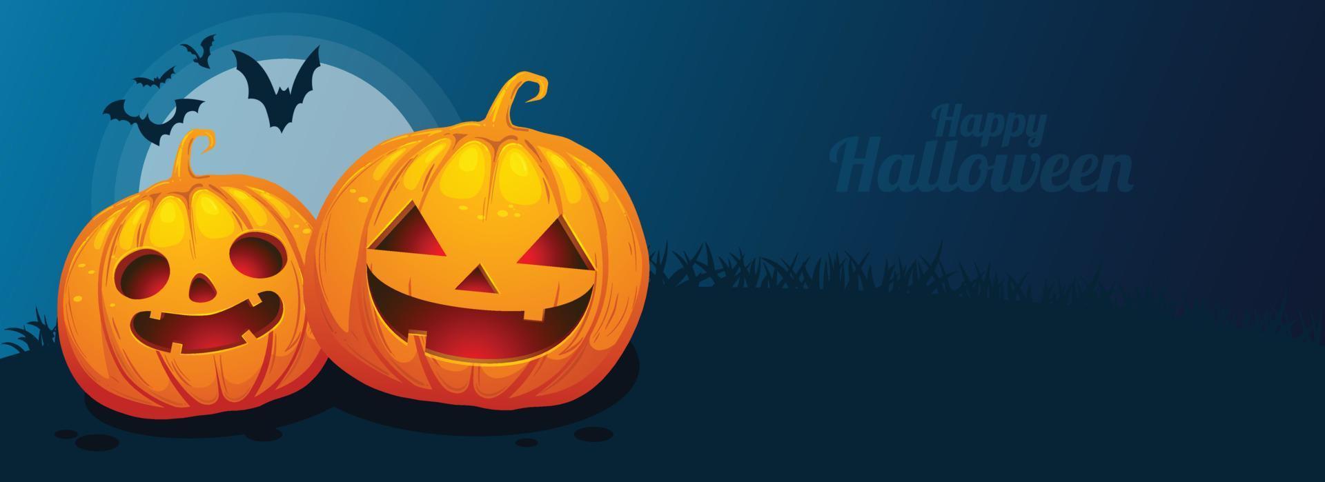 halloween jack o linterna vector