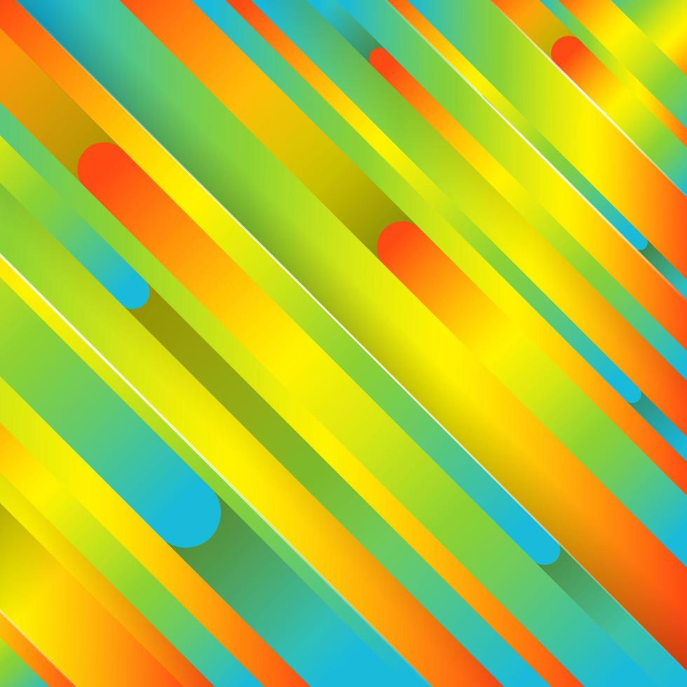 Geometric colorful background with abstract lines vector