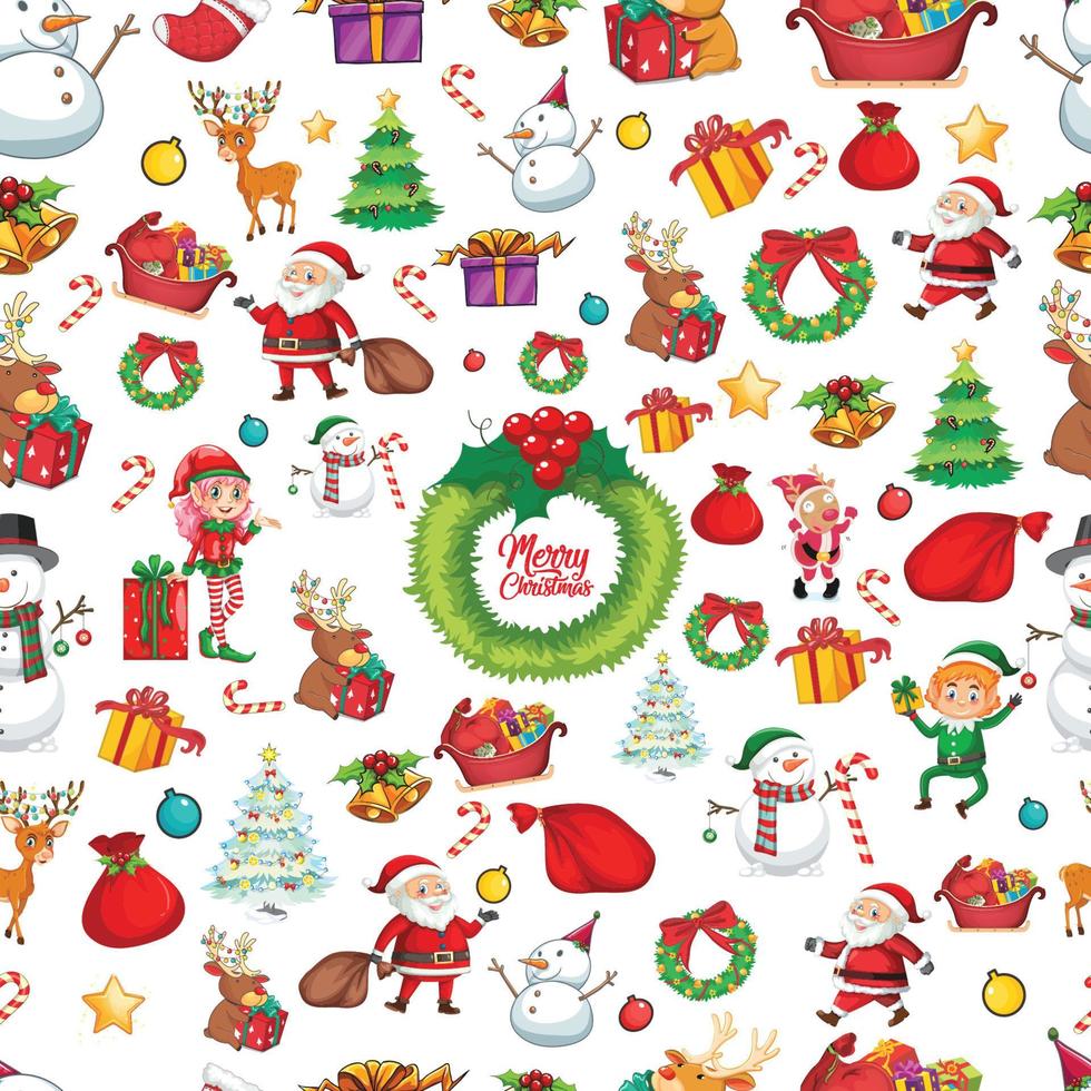 Seamless Christmas Pattern vector