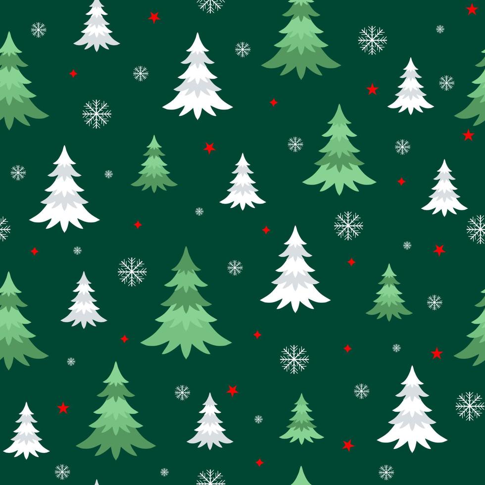 christmas tree pattern vector