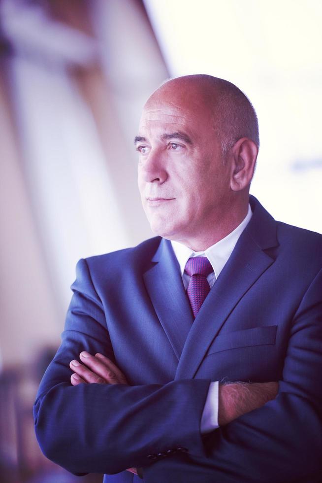senior business man portrait photo