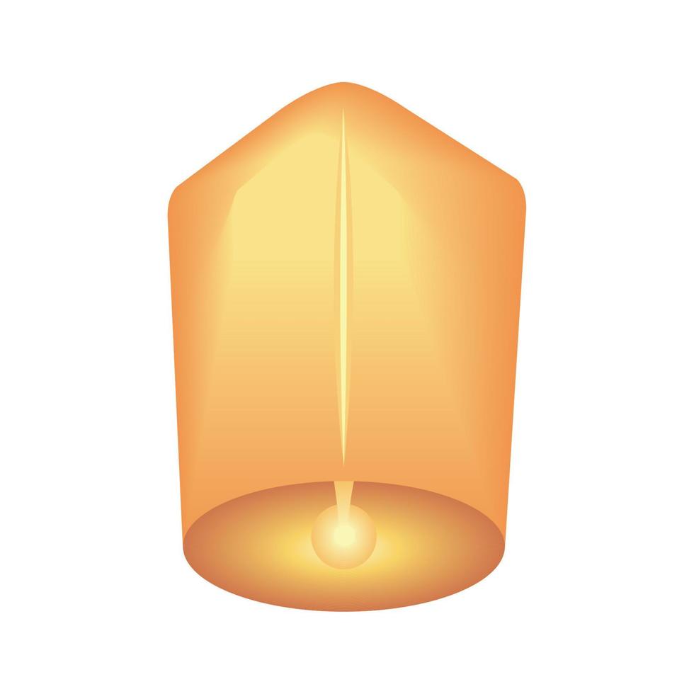 asian lamp decoration vector