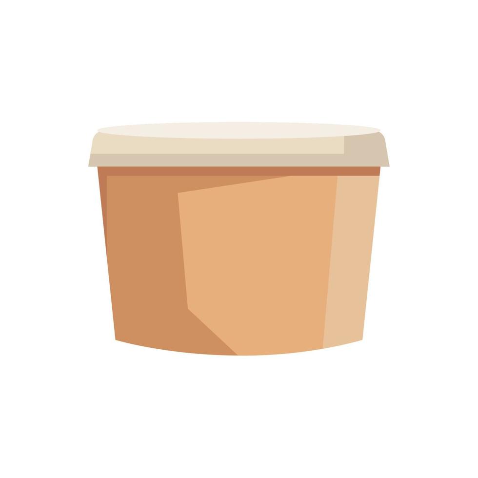 pot eco package mockup vector