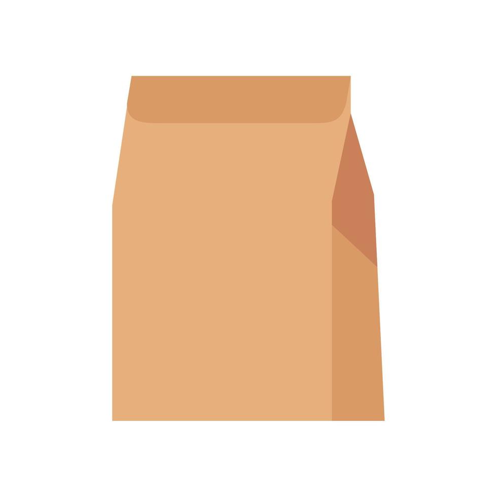 food bag eco package mockup vector