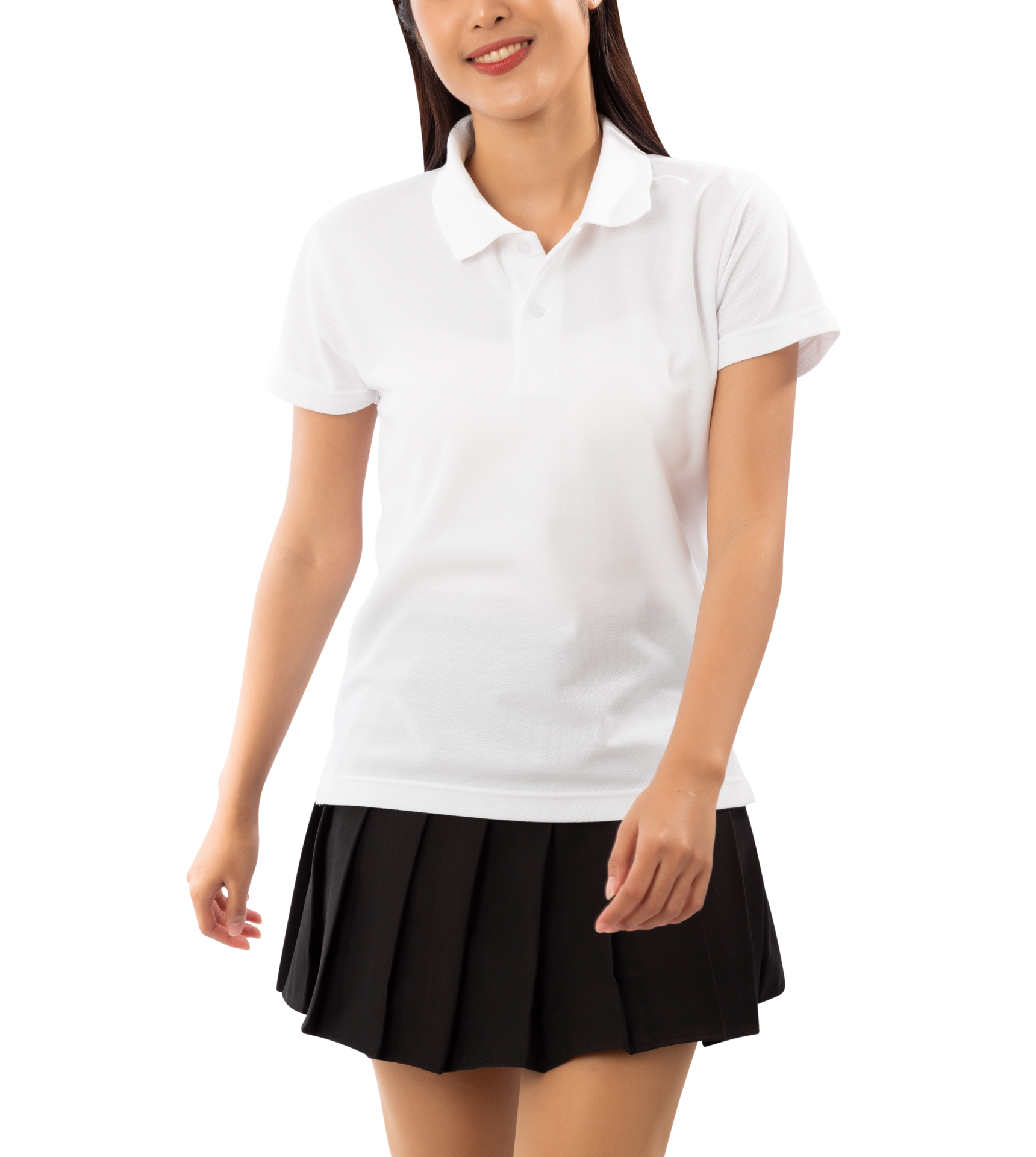 Young Woman In White Polo Shirt Mockup Cutout Png File 12487198 PNG pin-by-ashlee-dejarnette-on-mycloset-x-outfits-hijabi-outfits