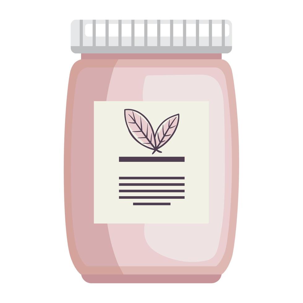 pink pot korean beauty product vector