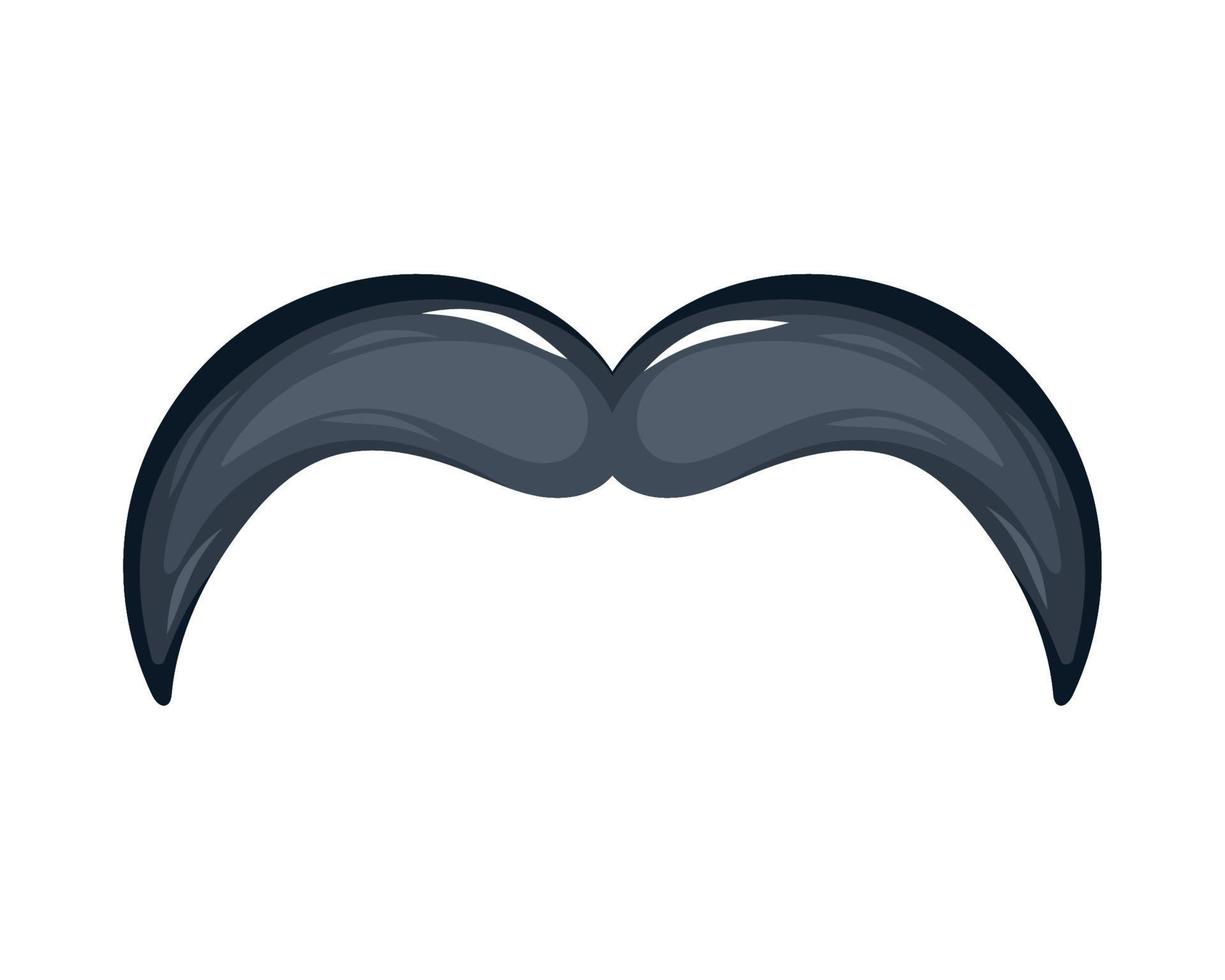 mustache accessory facial vector
