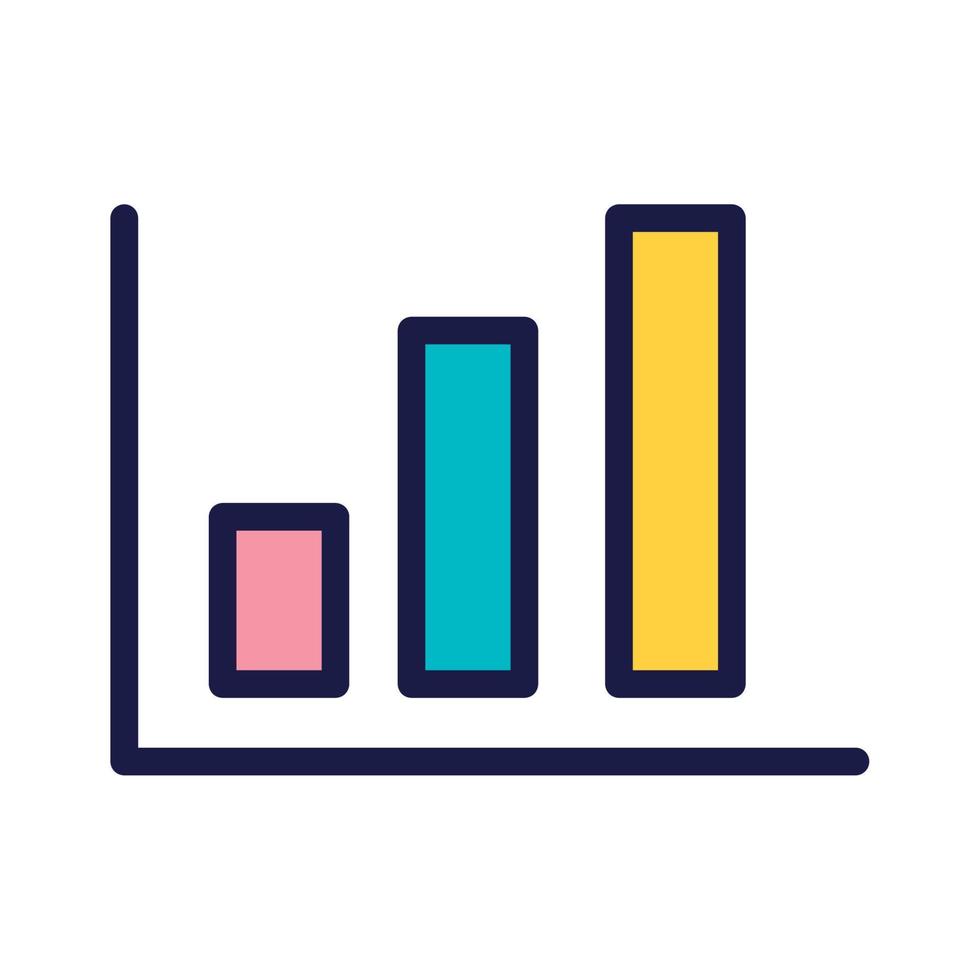 statistics bars infographic vector