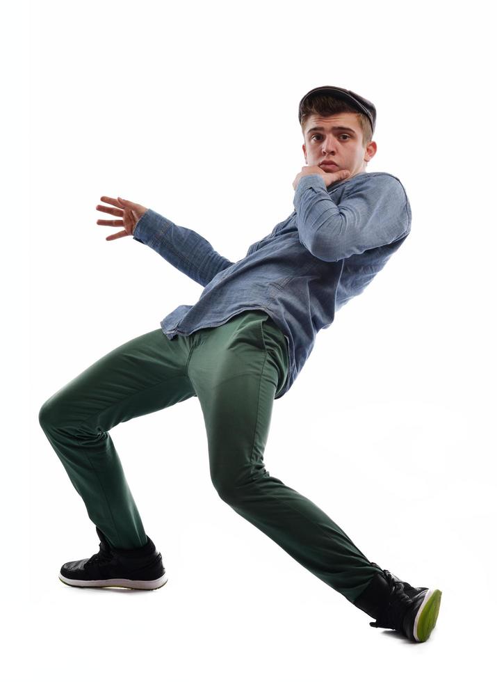 young man dancing photo