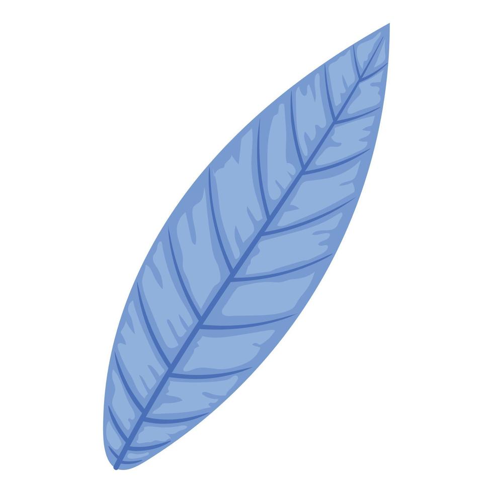 planta de hoja azul vector