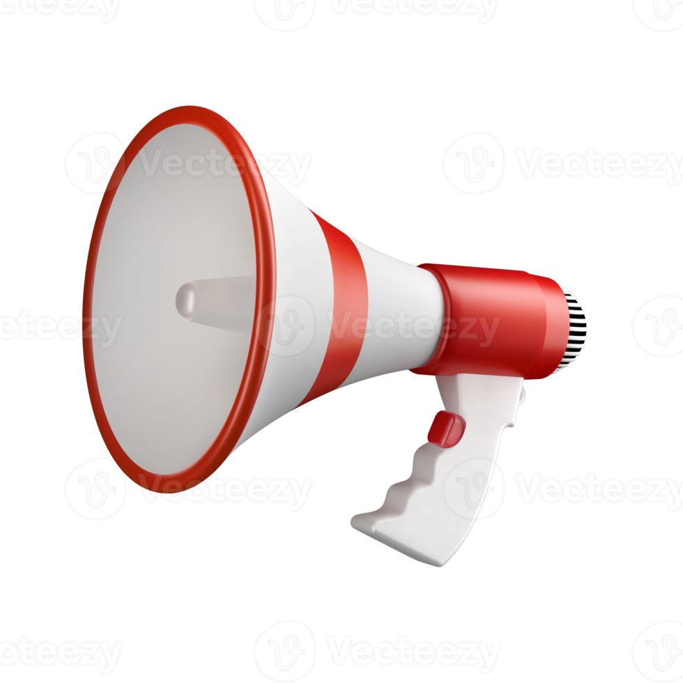 Megaphone 3D Illustration png