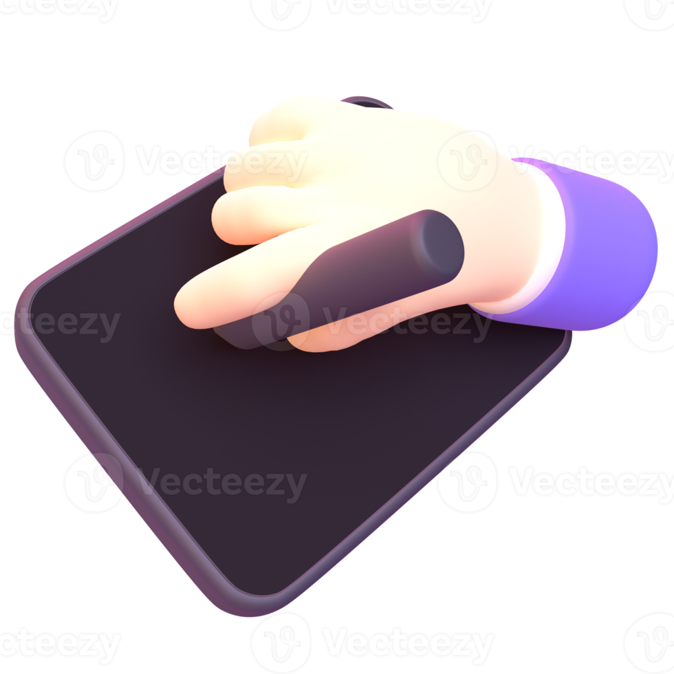 Device Phone in 3d render for graphic asset web presentation or other png