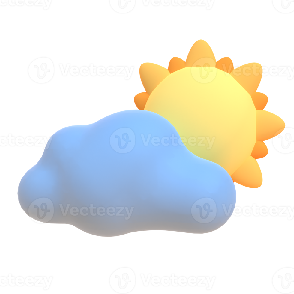 Brighty in 3d render for graphic asset web presentation or other png