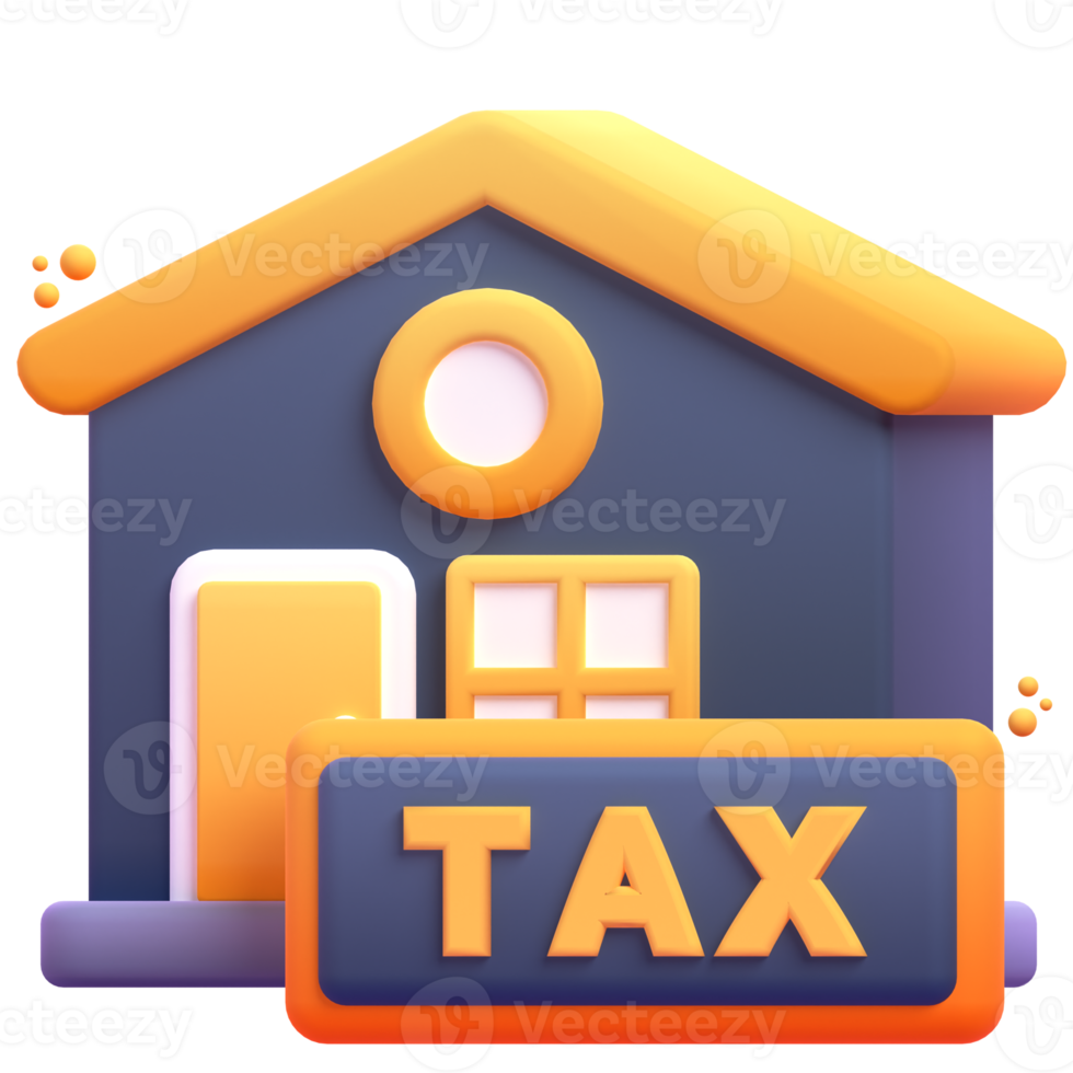 House in 3d render for graphic asset web presentation or other png