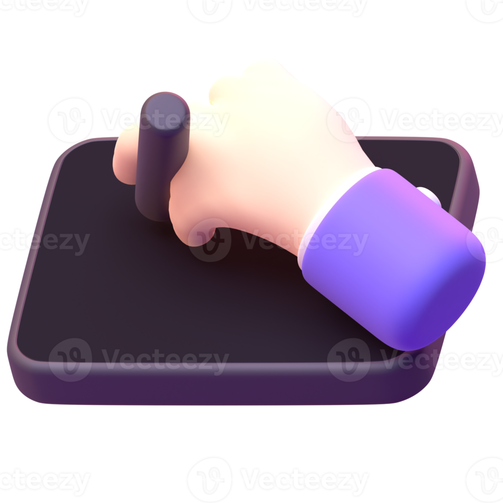 Device Phone in 3d render for graphic asset web presentation or other png