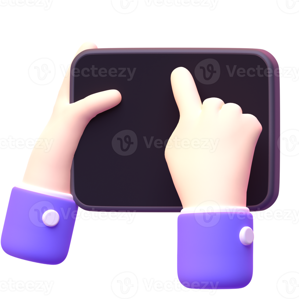Device Phone in 3d render for graphic asset web presentation or other png