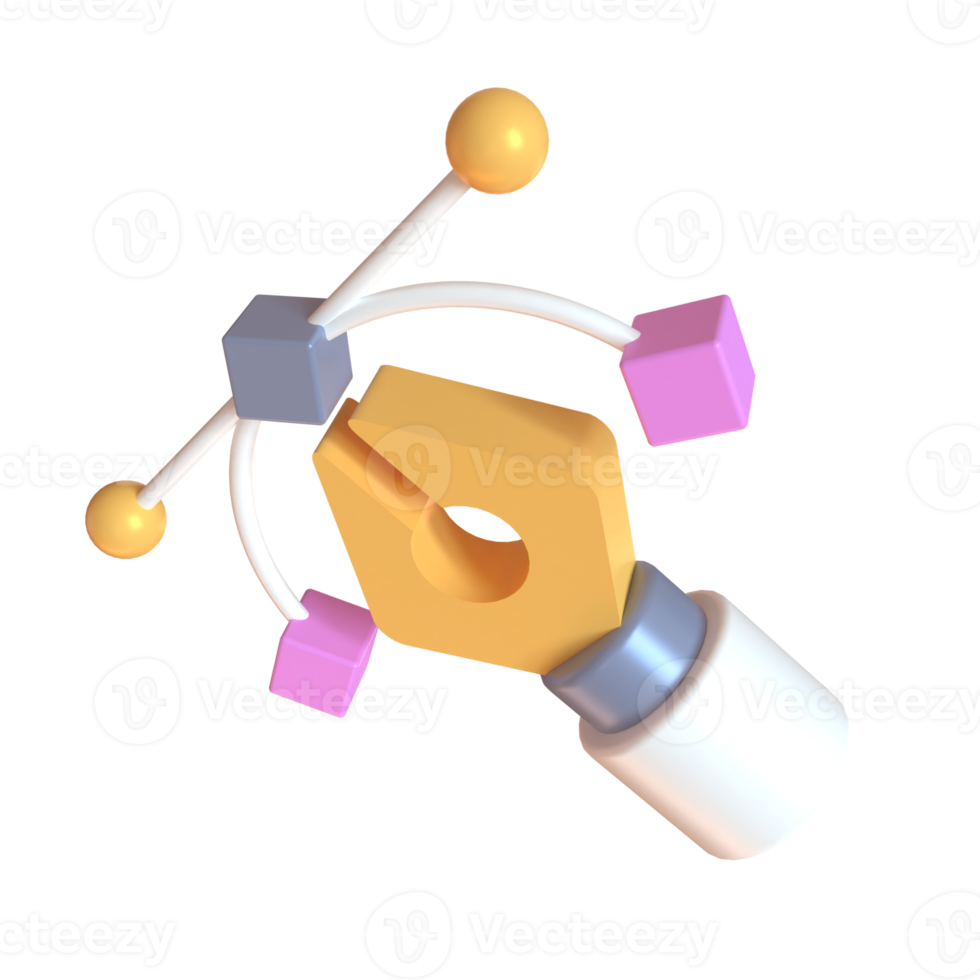 3D Rendered Object for Presentation website and other png