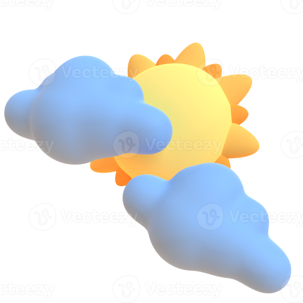 Brighty in 3d render for graphic asset web presentation or other png