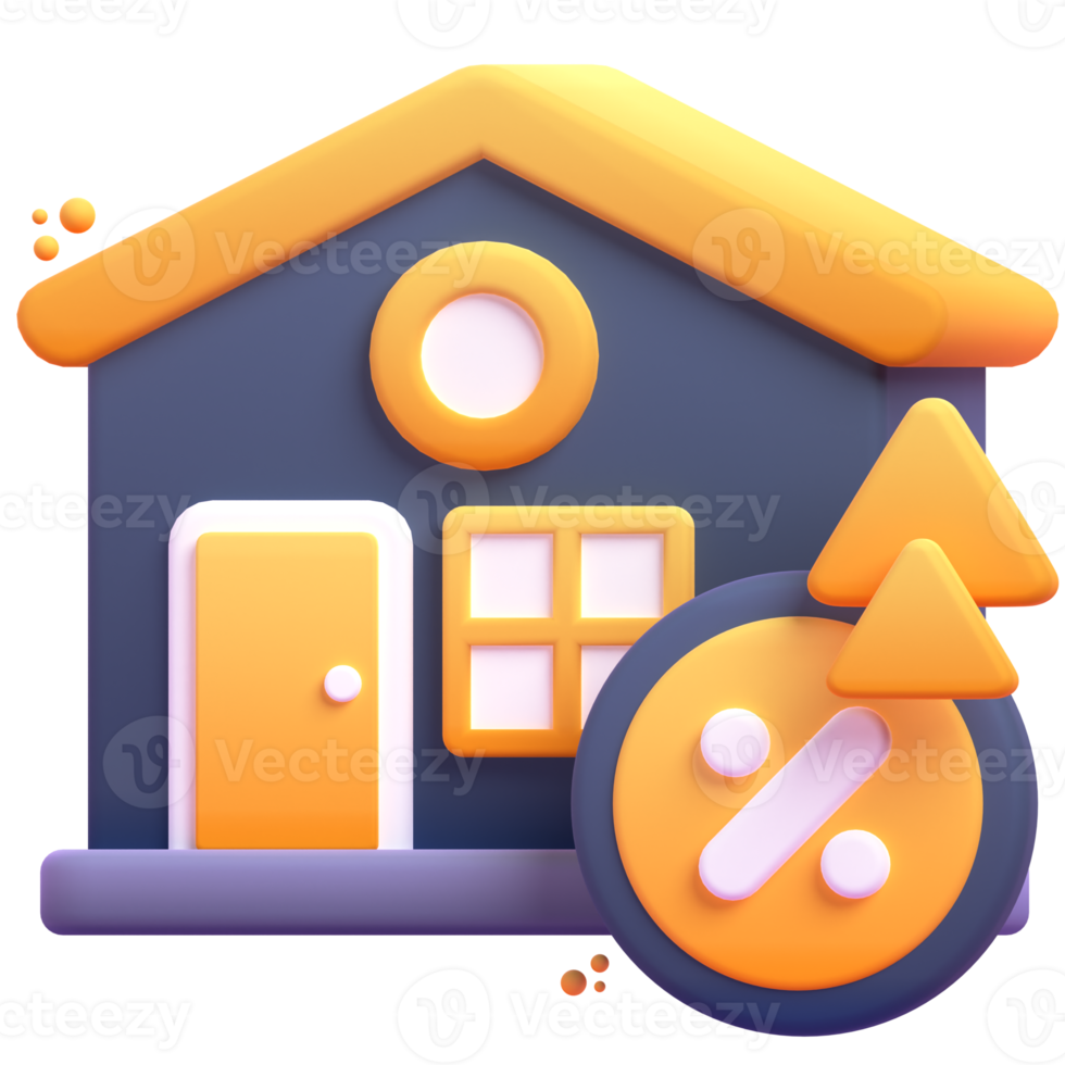 House2 in 3d render for graphic asset web presentation or other png