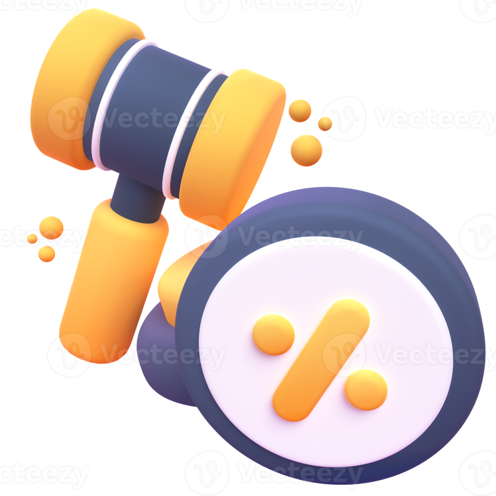 Gesetz in 3D-Rendering für Webpräsentationen mit grafischen Vermögenswerten oder andere png