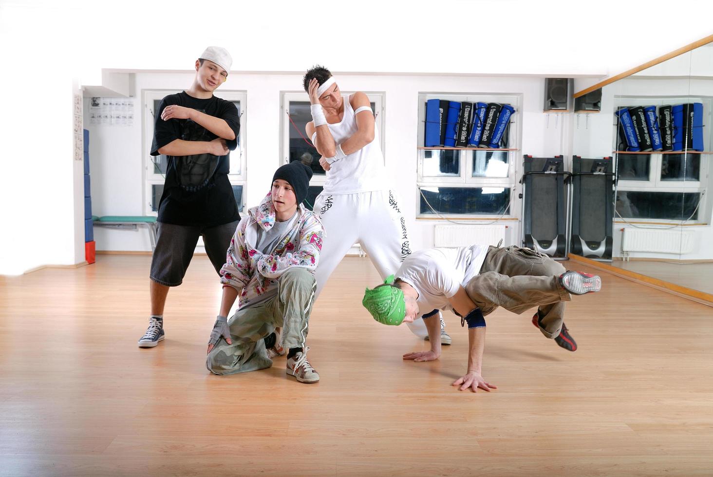 Hip hop group photo