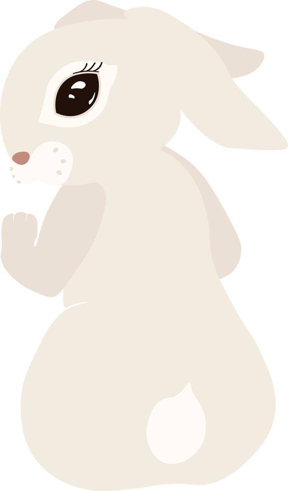 Symbol of the Year Rabbit vector clipart