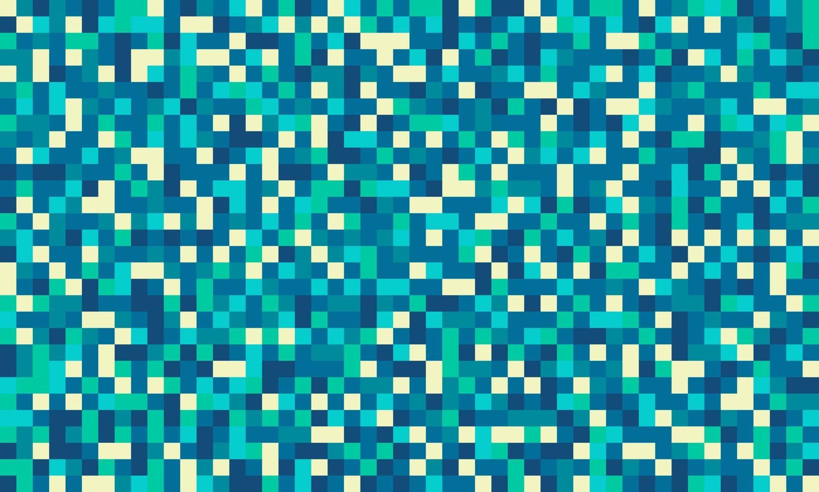 Fondo de vector de mosaico abstracto sin fisuras. océano azul mosaico. Cuadrado azul. tono cálido para impresión y tela, papel tapiz y bolsa. ilustración vectorial