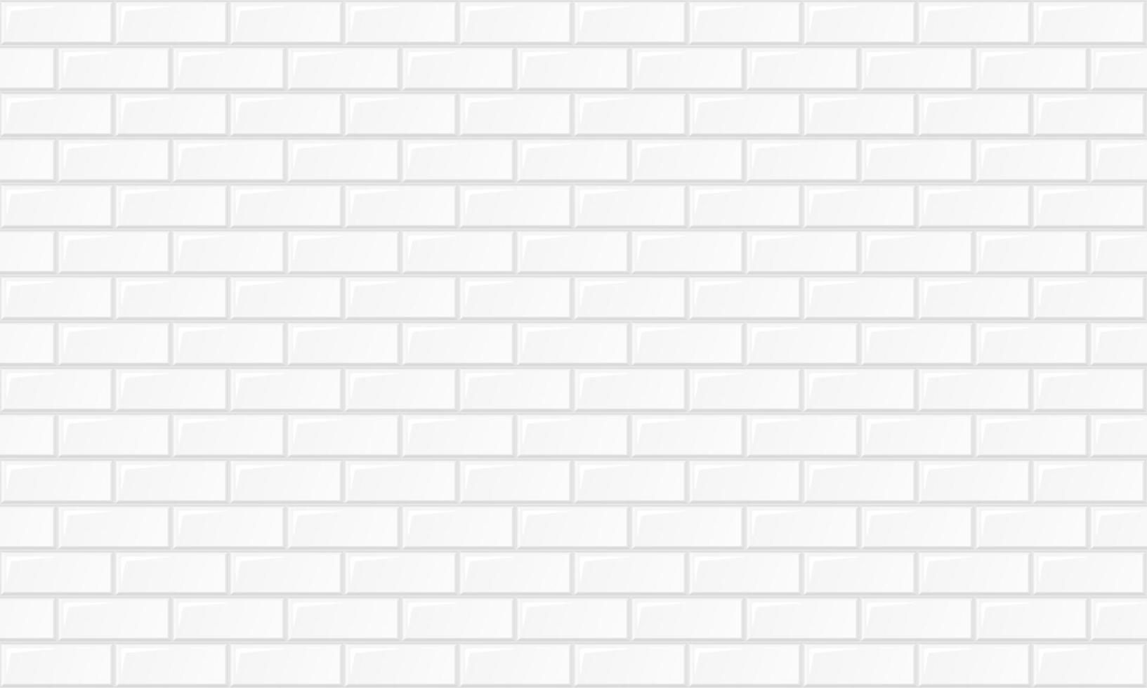 Seamless white tile rectangle texture background. Wallpaper, Print