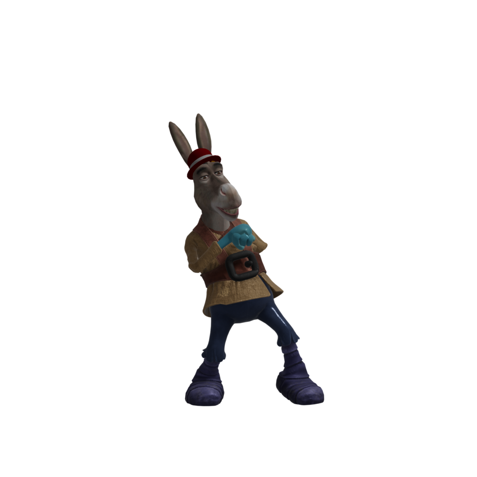 pose de baile de burro png