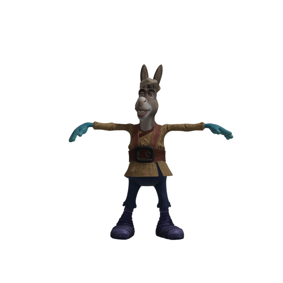 Donkey dancing pose png