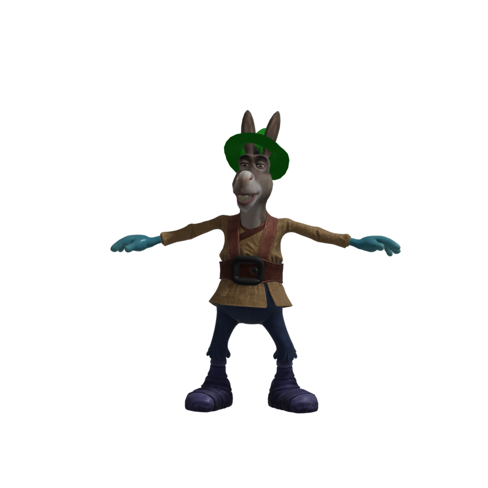 Dancing donkey monster png