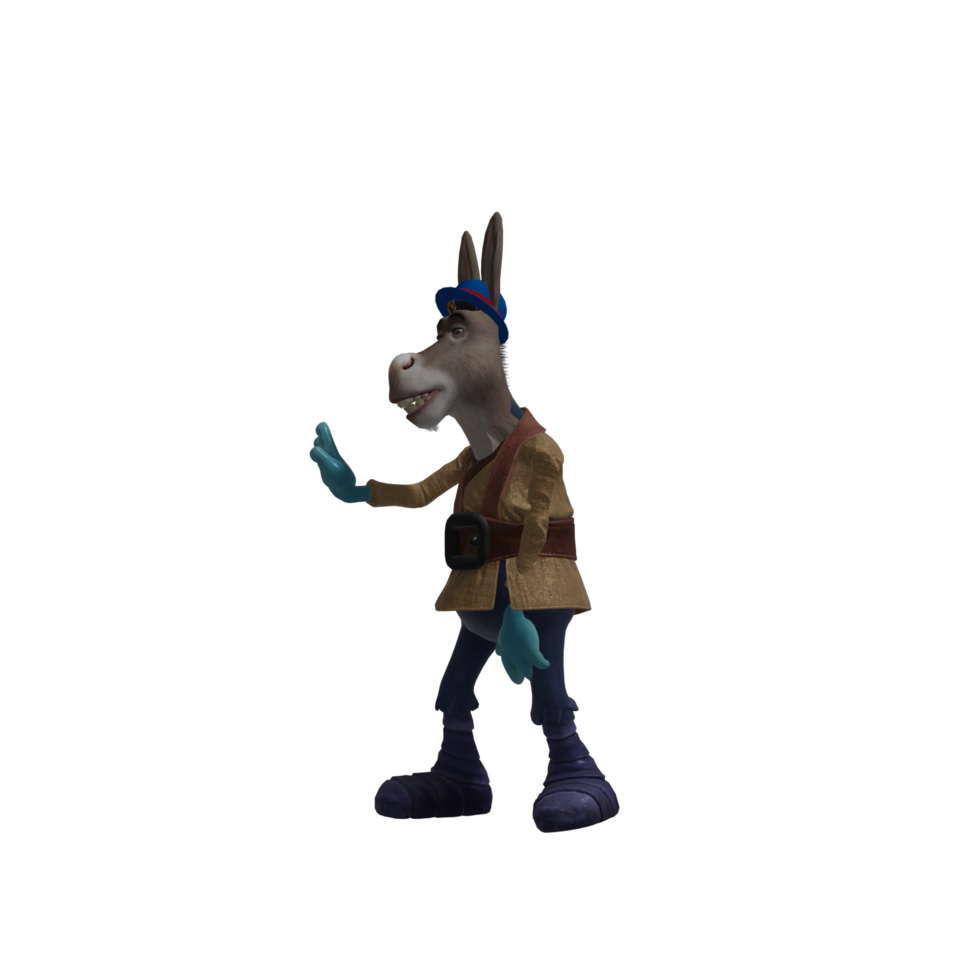 Dancing donkey monster png