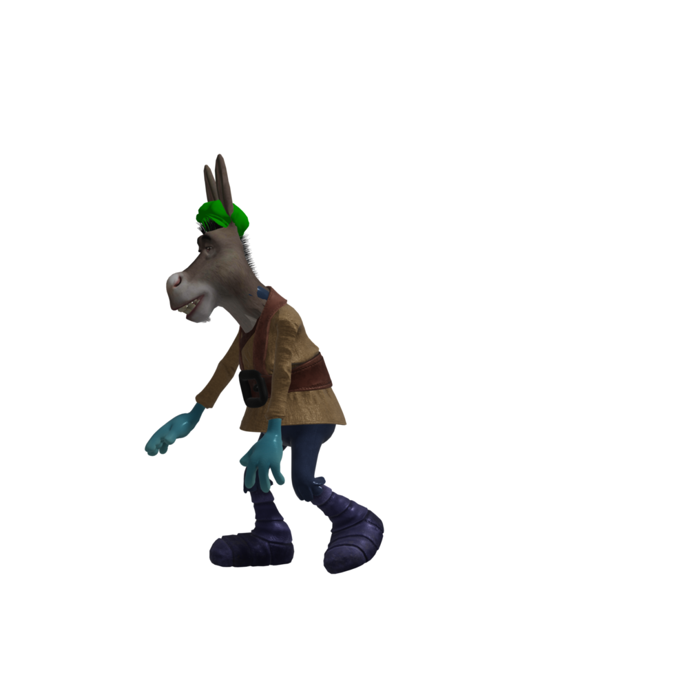 Check out this transparent Donkey on top of Shrek PNG image