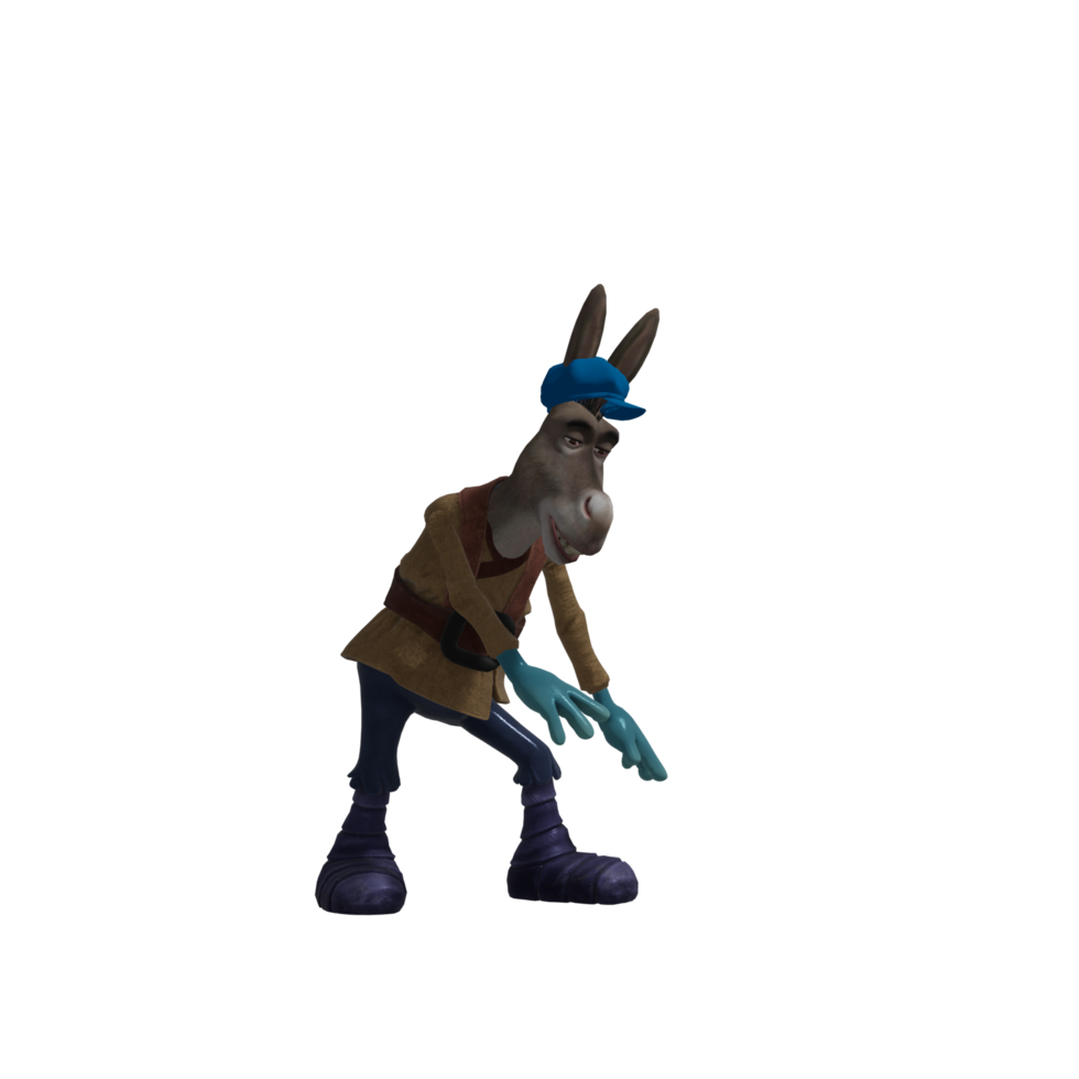 Dancing donkey monster png