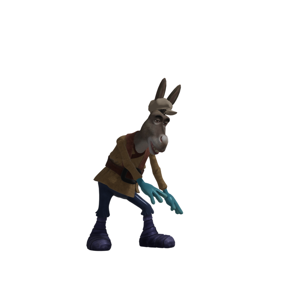 pose de baile de burro png