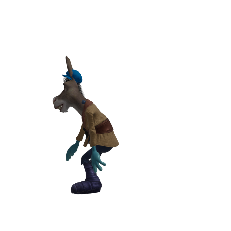 monstro burro dançando png