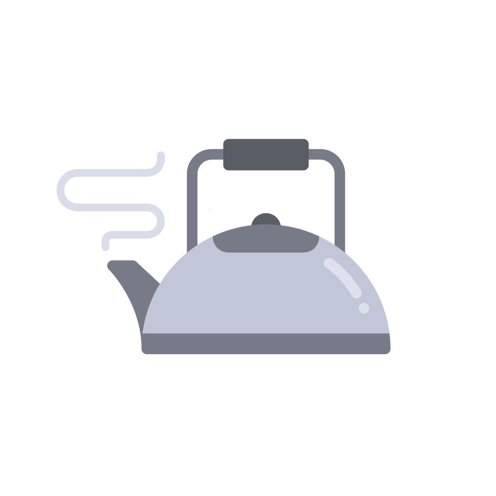 Kettle or tea pot, icon, Vector, Illustration. vector