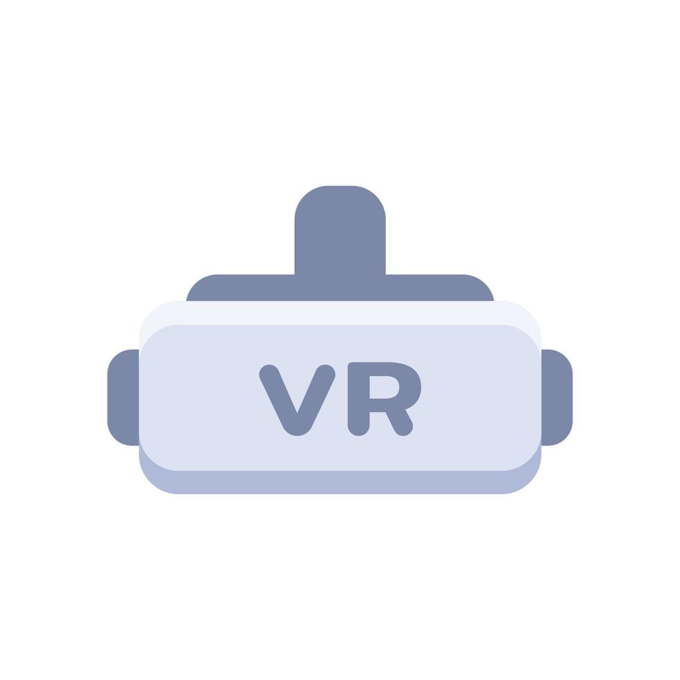 VR Glasses flat design element, icon, Vector and Illustration.