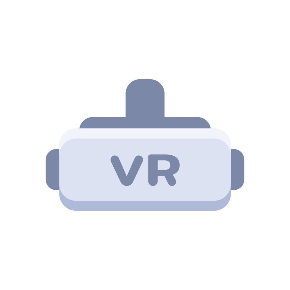 VR Glasses flat design element, icon, Vector and Illustration.