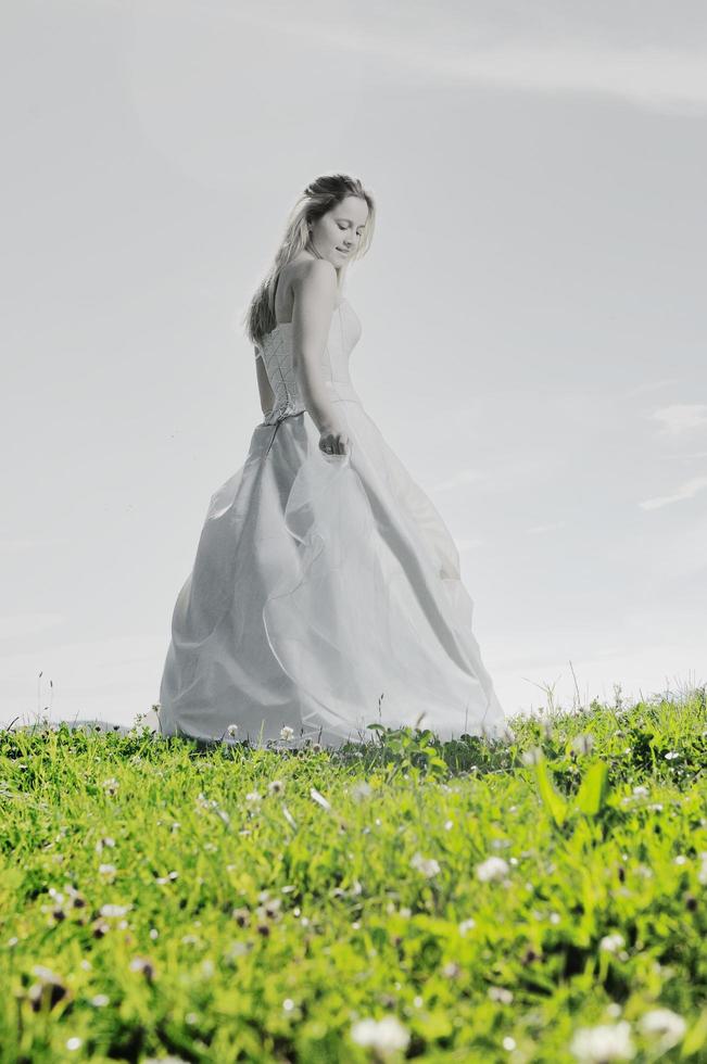 bride outdoor view photo
