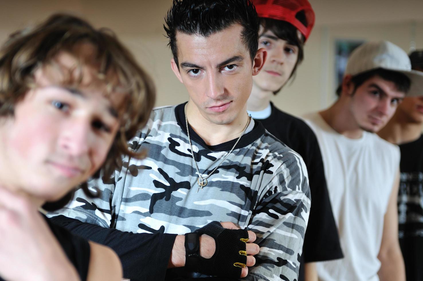 Hip hop group photo