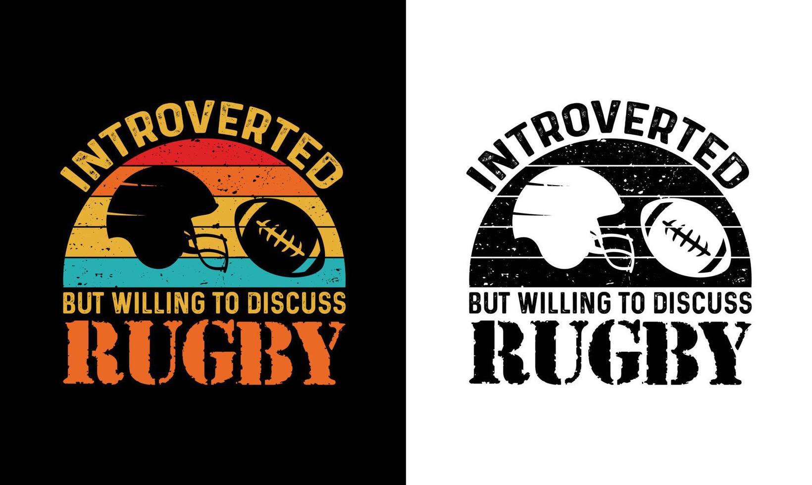 American football T shirt design, Rugby T shirt design vector