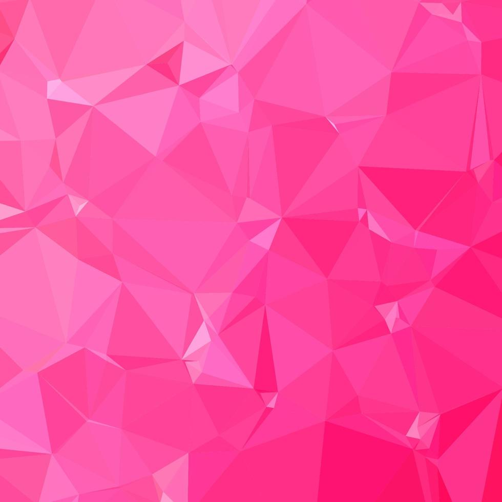 Persian Rose Pink Abstract Low Polygon Background vector