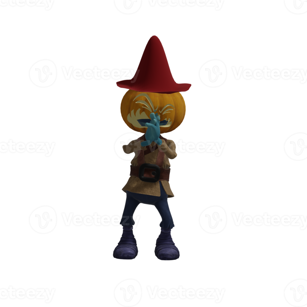 zucca mostro posa Halloween png