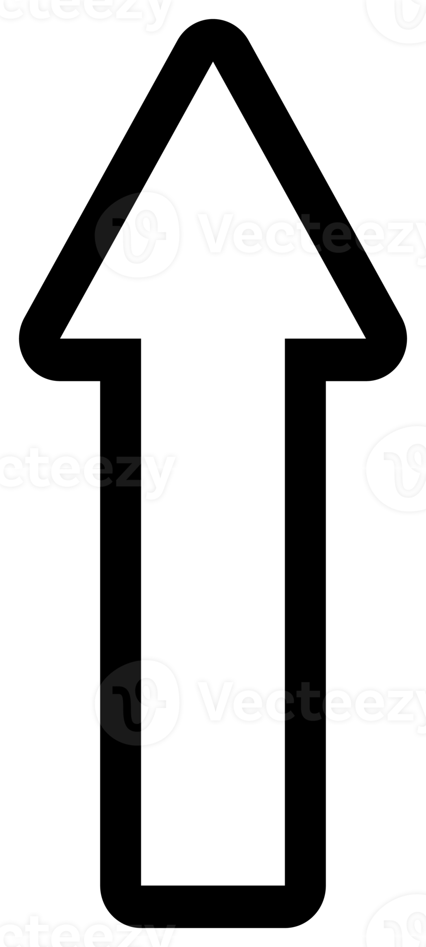 Up arrow simple symbol. PNG with transparent background. 12493998 PNG