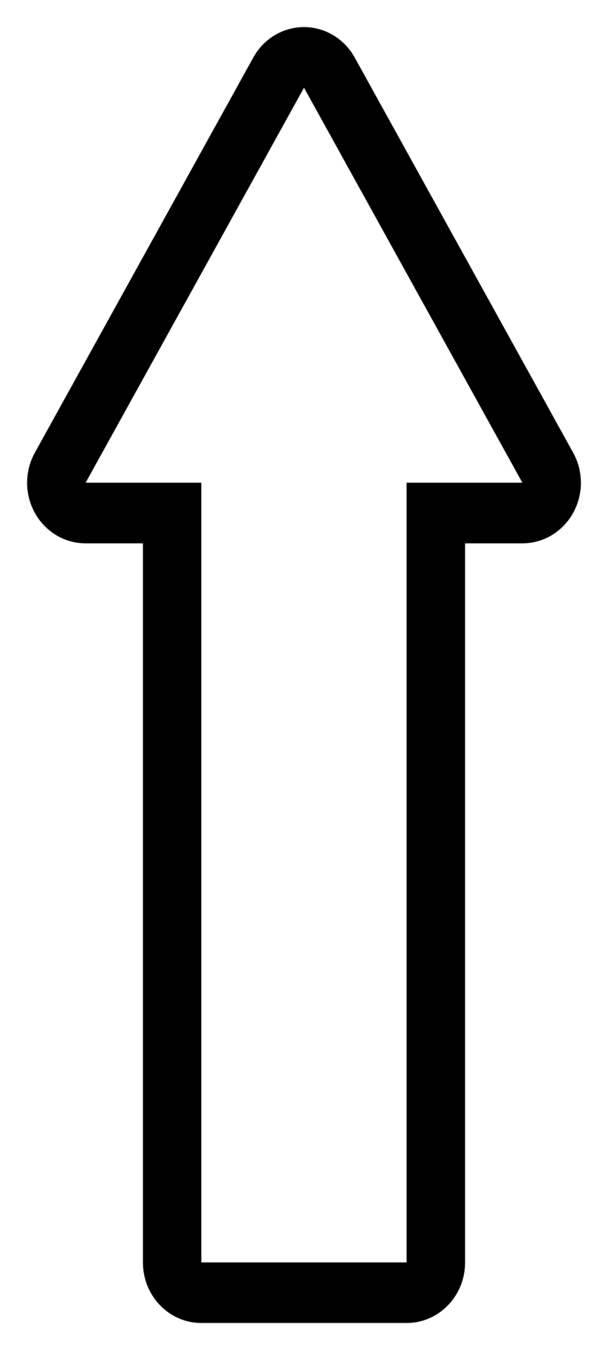 Up Arrow Simple Symbol PNG With Transparent Background 12493998 PNG