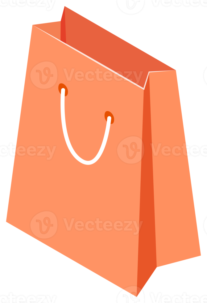 Shopping bag icon. PNG with transparent background.