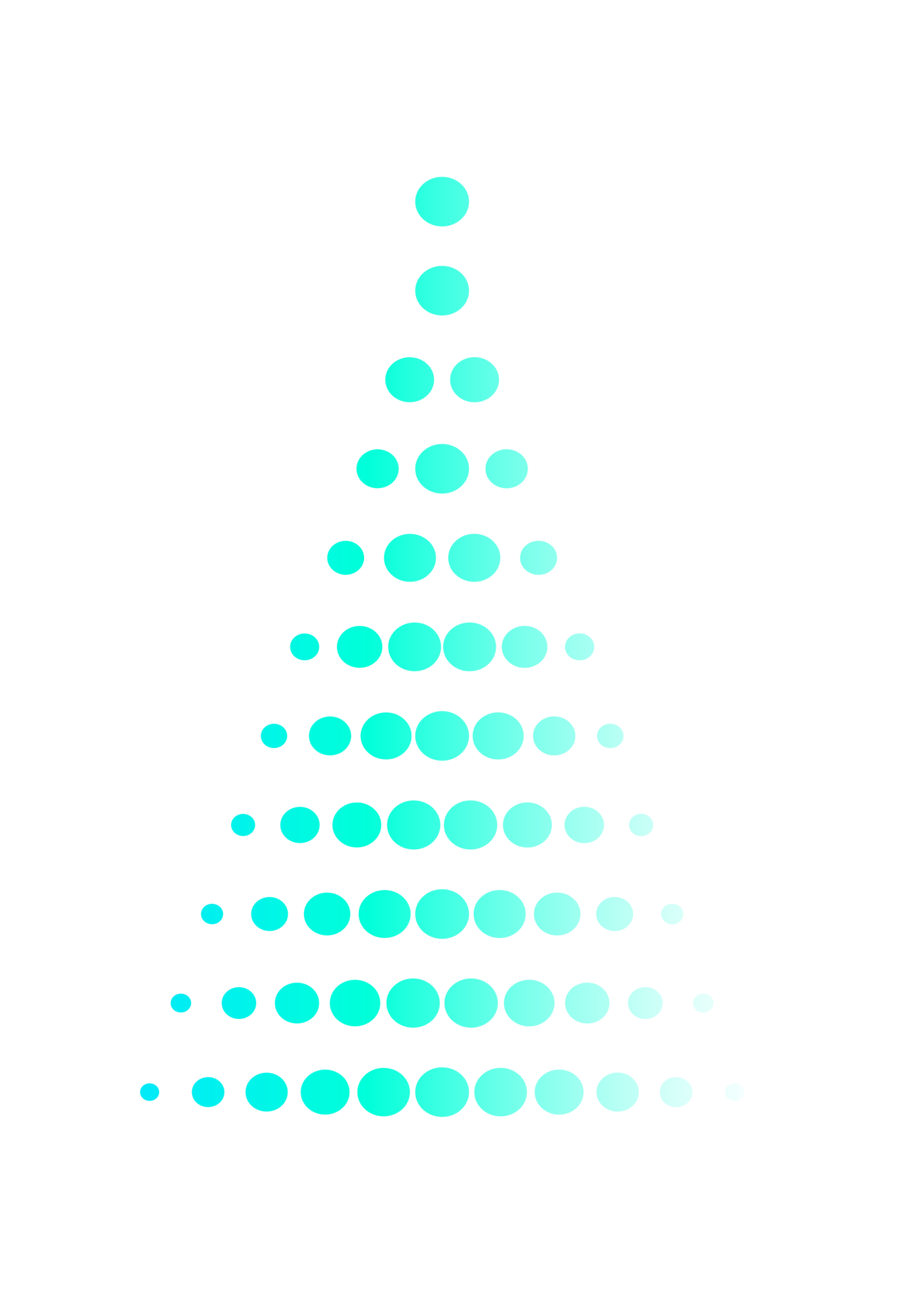 Neon Christmas tree design. PNG with transparent background. 12494097 PNG