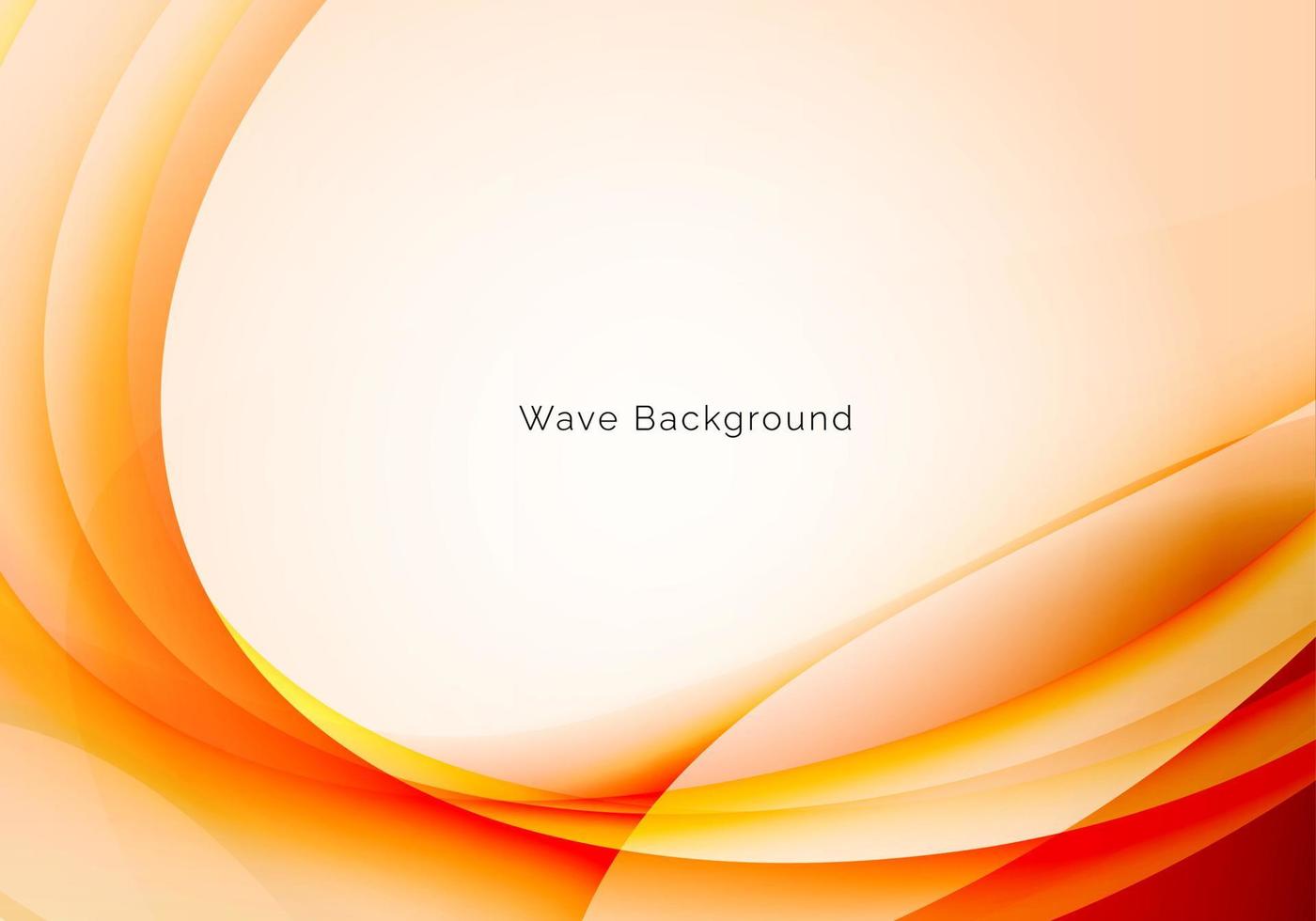 Colorful wave design modern background vector