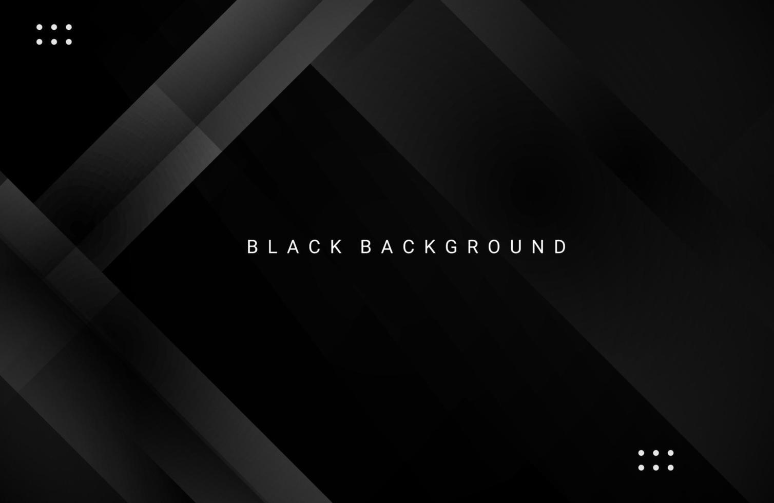 Darkness concept design black geometric background vector